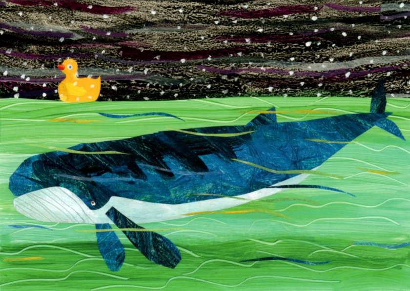 postcard toon Eric Carle Museum 10 Little Rubber Ducks