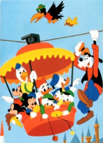 Disney Mickey and friends bucket ride