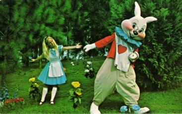 Disney World Alice and White Rabbit
