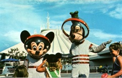 Disney World Mickey and Goofy Tomorrowland