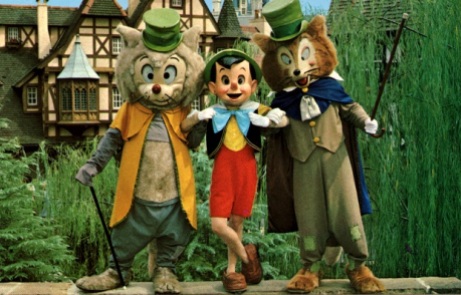 Disney World Pinocchio Foulfellow and Gideon
